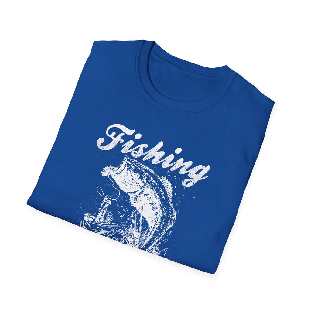 Fishing Is My Cardio Unisex Softstyle T-Shirt - Perfect for Anglers