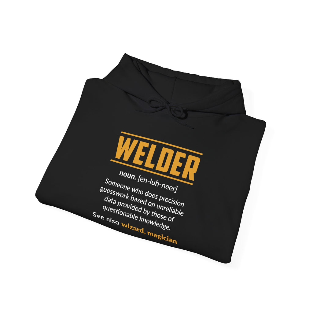 Welder Definition Hoodie, Funny Hoodie for Welders, Gift for Tradespeople, Workwear Sweatshirt, Unique Welding Apparel