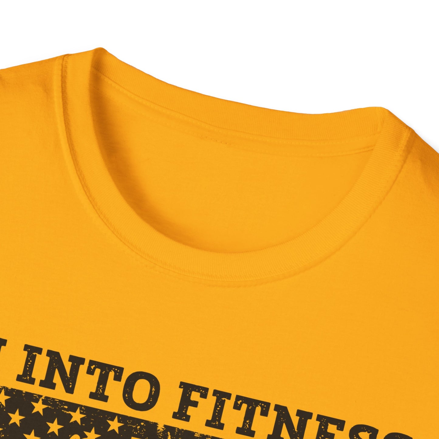 I'm Into Fitness Deer Graphic T-Shirt - Unisex Softstyle Tee for Outdoor Enthusiasts