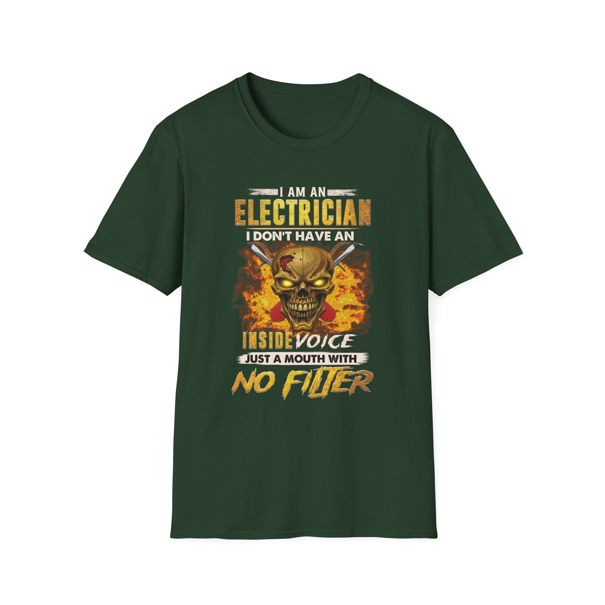 I'm an Electrician – I Don't Have an Inside Voice Funny T-Shirt