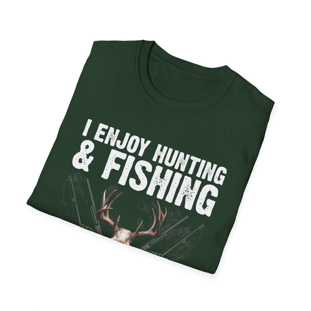 Hunting & Fishing Graphic T-Shirt - Perfect for Outdoor Enthusiasts