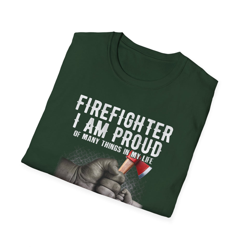 Proud Firefighter Grandpa T-Shirt | Perfect Gift for Grandpas | Casual Comfort,,,..