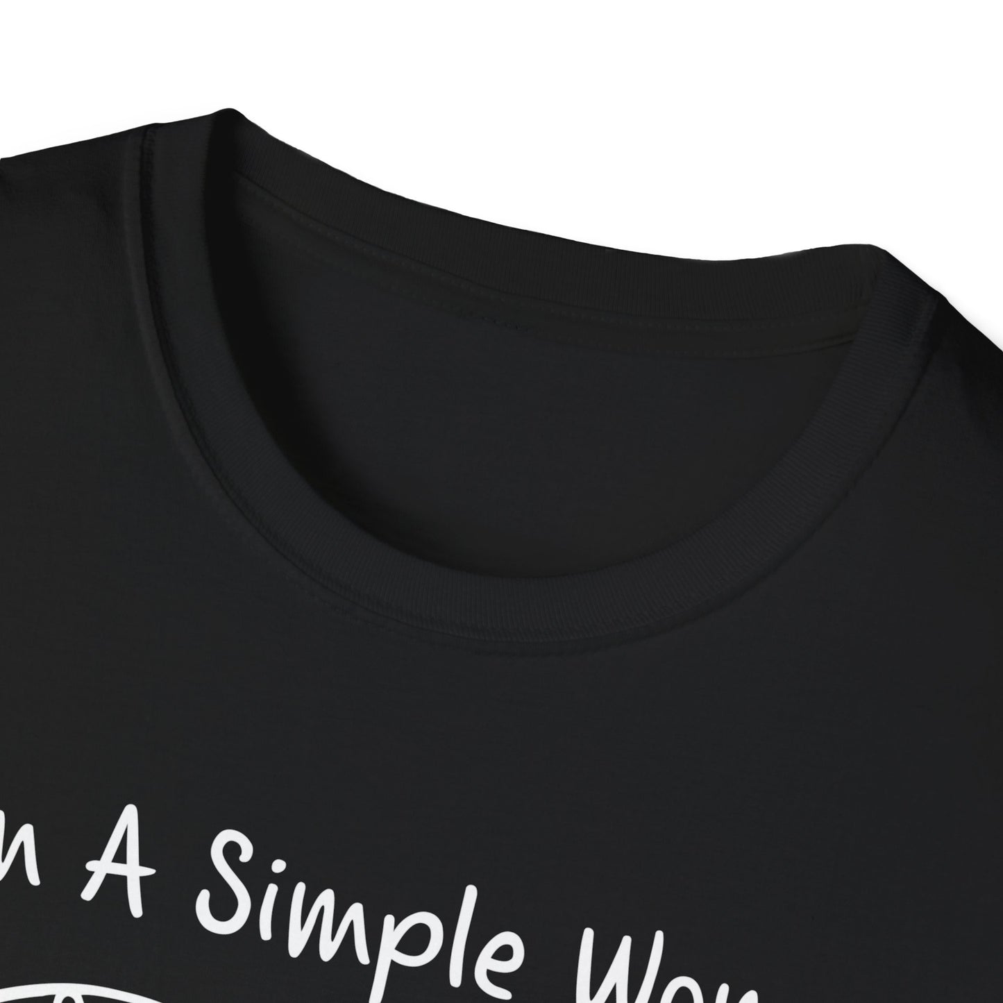 I Am A Simple Woman Fishing T-Shirt - Unisex Softstyle Tee for Casual Wear