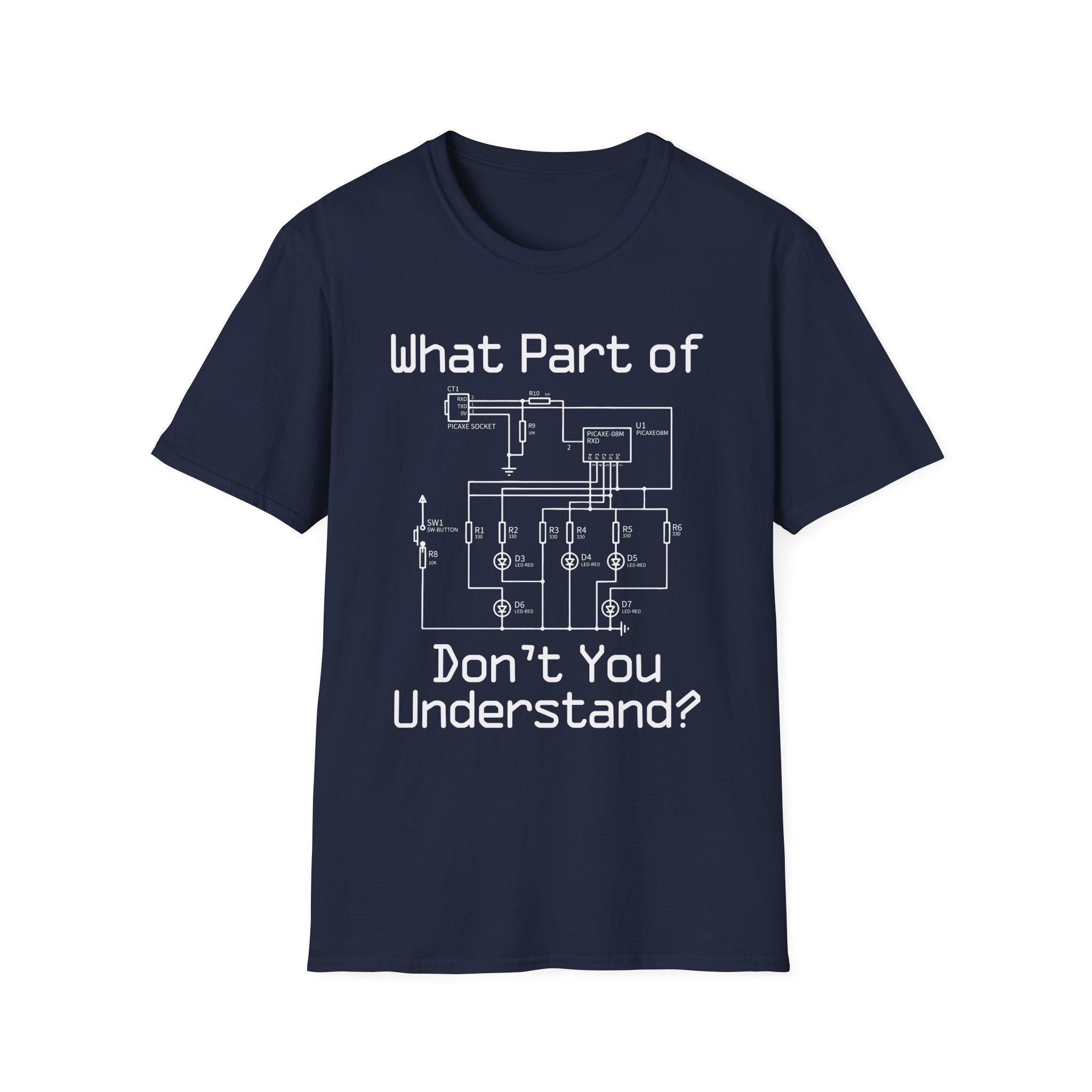 Funny T-Shirt What Part of Don't You Understand, Funny Electrician T-Shirt
