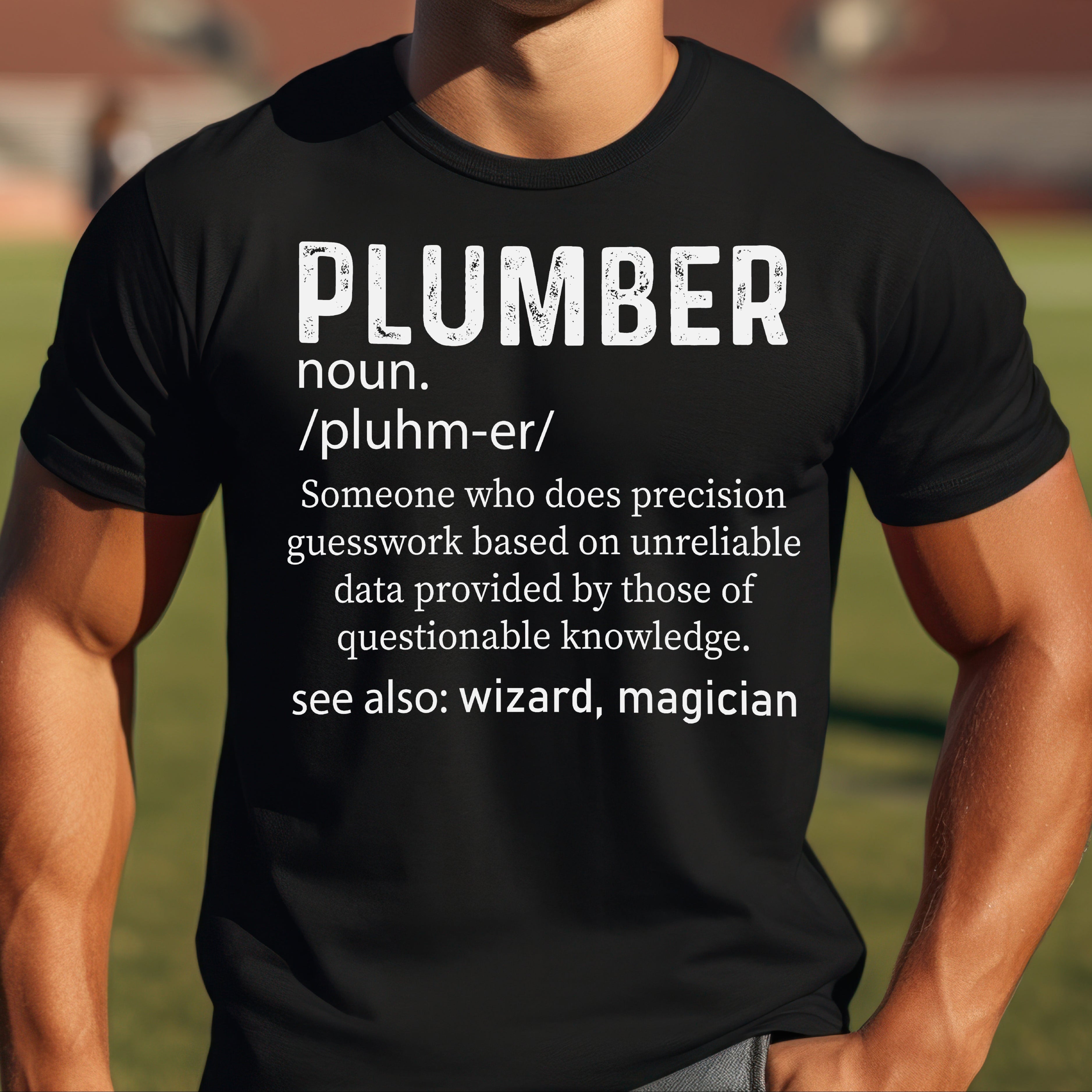 Funny Plumber Noun T-Shirt | Unisex Softstyle Tee for Plumbing Enthusiasts