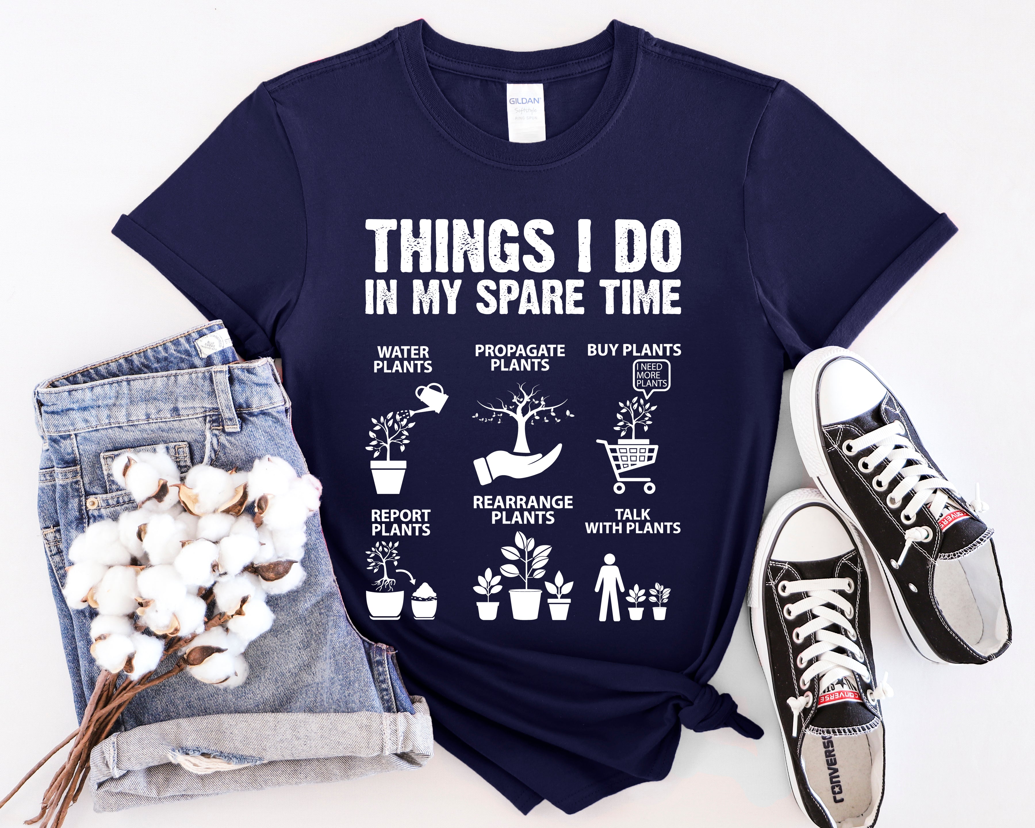 Gardening Passion T-Shirt - "Things I Do My Spare Time" for Plant Lovers