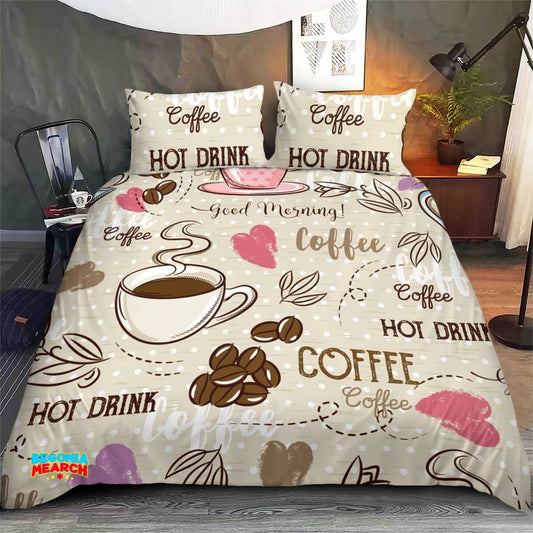 Bedding Set Gift for Coffee Lovers
