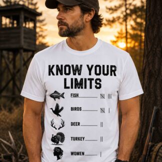 Know Your Limits T-Shirt — Funny Hunting Tee